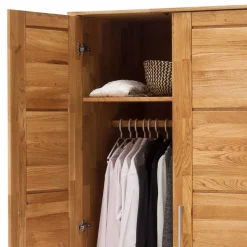 Wohnen Wildeiche Kleiderschrank mit Ausstattung - Memba I