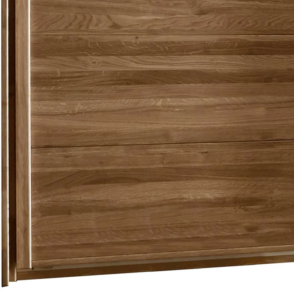 Wohnen Wildeiche Kleiderschrank mit 3 Schwebetüren - Divnoi