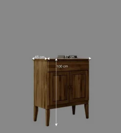 Wohnen Wildeiche Kommode Masdamos massiv geölt