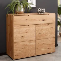 Wohnen Wildeiche Kommode mit einer Schublade - Darcona