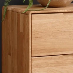 Wohnen Wildeiche Kommode mit einer Schublade - Darcona