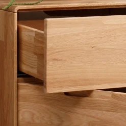 Wohnen Wildeiche Kommode mit einer Schublade - Darcona