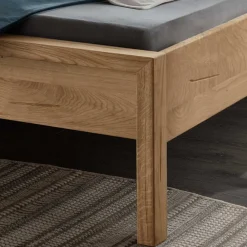 Wohnen Wildeiche Massivholzbett modern - Martinez