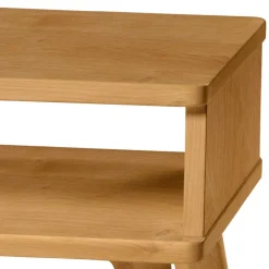 Wohnen Wildeiche Nachtkonsole in Natur geölt - Fortava