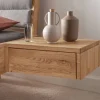 Wohnen Nachttische|Sideboards & Kommoden*Wildeiche Nachtkonsole mit einer Schublade - Sangre