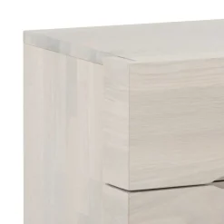 Wohnen Wildeiche Nachtschrank Slobozia in Weiß geölt