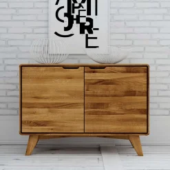 Wohnen Tv & Hifi-Möbel|Tv & Hifi-Möbel*Wildeiche Naturholz Kommode geölt - Eavy