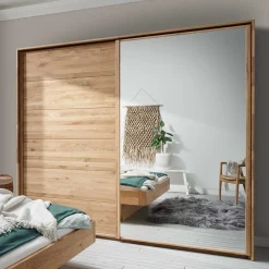 Wohnen Wildeiche Schlafzimmereinrichtung Set - Zennian (vierteilig)