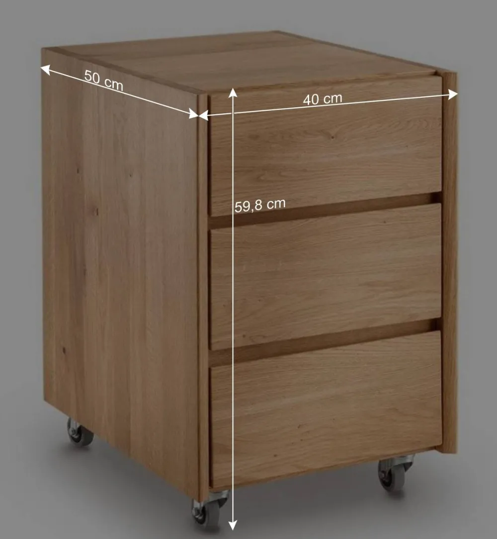 Wohnen Bürotische*Wildeiche Schreibtisch höhenverstellbar - Melanie