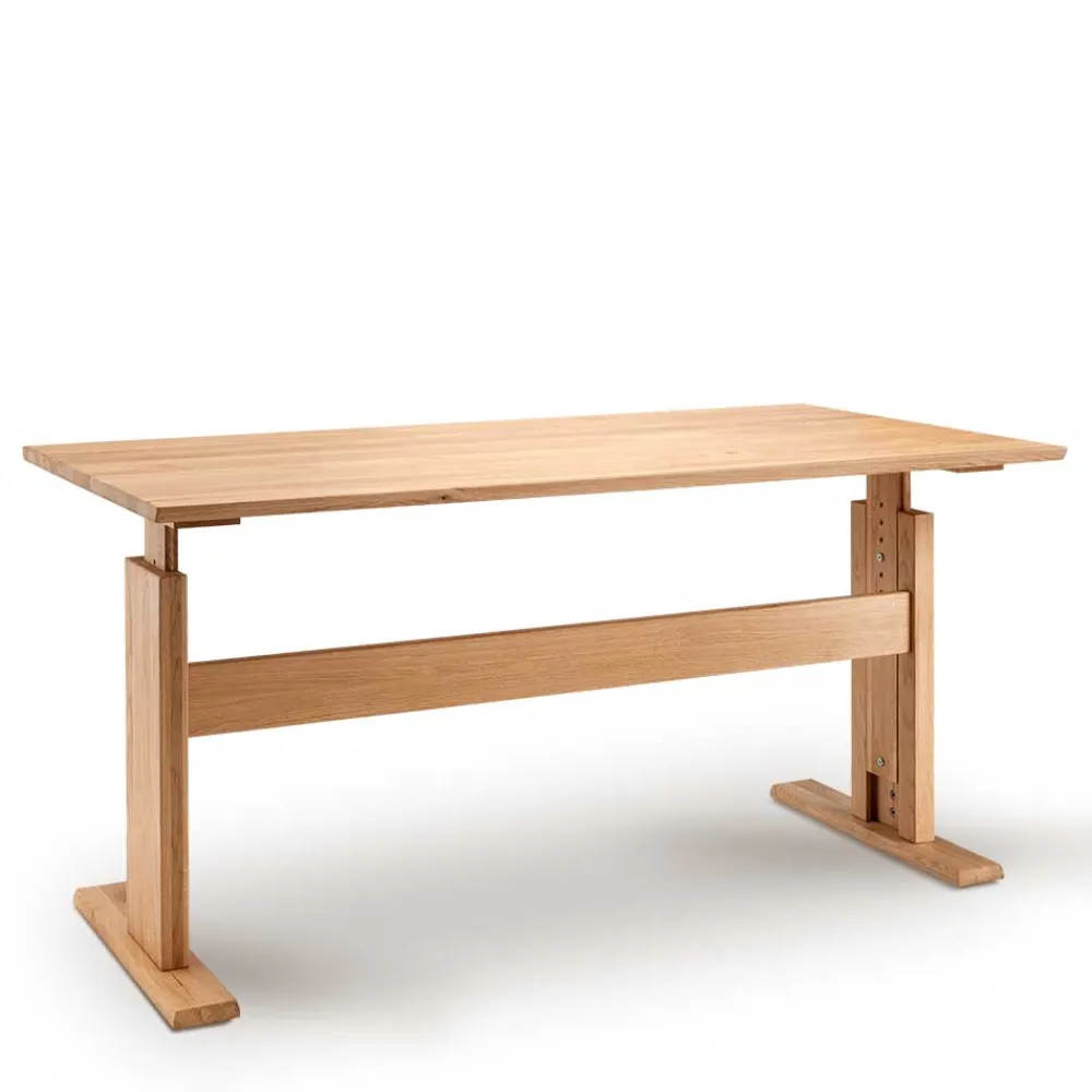 Wohnen Bürotische*Wildeiche Schreibtisch höhenverstellbar - Melanie