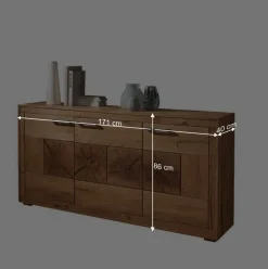 Wohnen Sideboards & Kommoden|Sideboards & Kommoden*Wildeiche Sideboard Troncon in 171 cm Breite