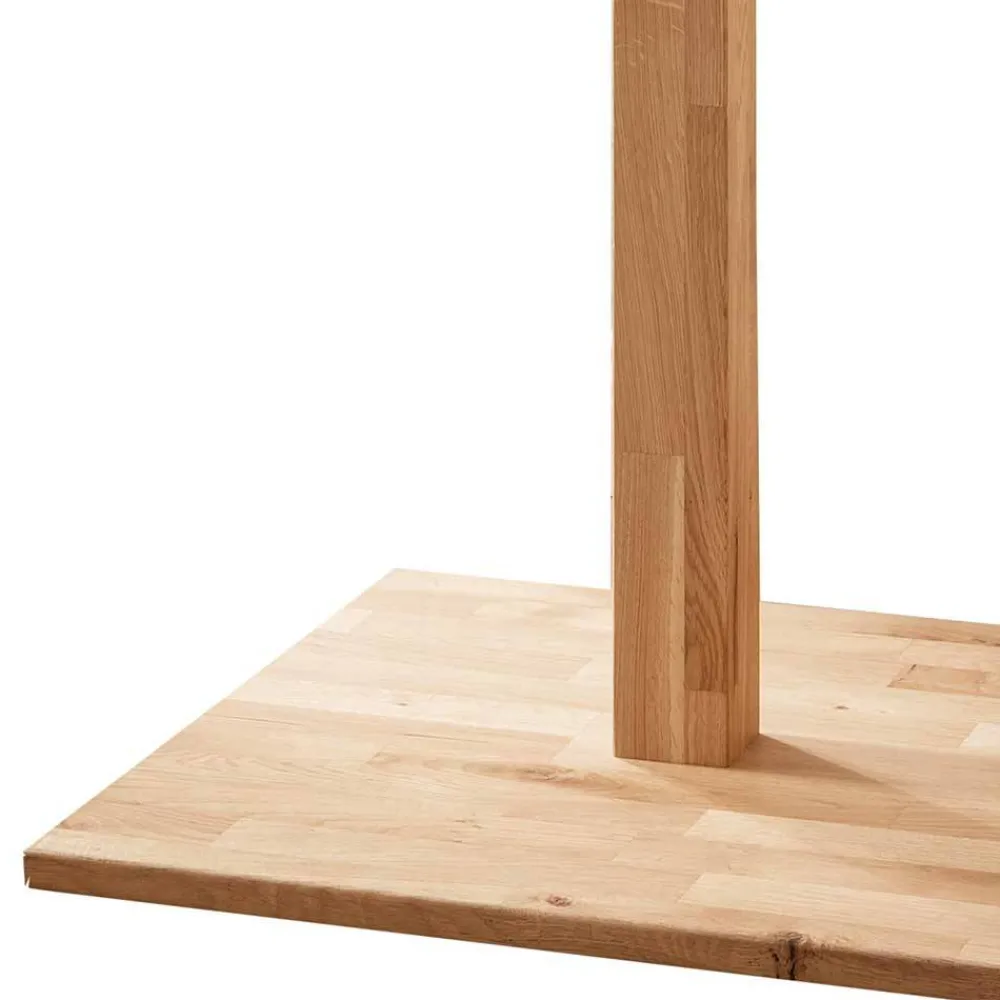 Wohnen Wildeiche Standgarderobe mit fünf Haken - Emangov