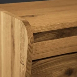 Wohnen Wildeiche Telefonbank Flurbank mit Schubladen - Hardus