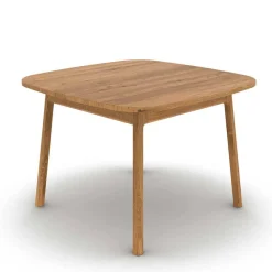 Wohnen Wildeiche Tisch - 90 cm tief - Laida