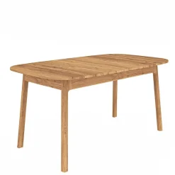 Wohnen Wildeiche Tisch - 90 cm tief - Laida