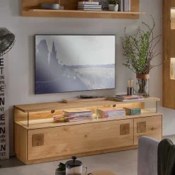 Wohnen Tv & Hifi-Möbel|Tv & Hifi-Möbel*Wildeiche TV Board mit 170 cm Breite - Millena