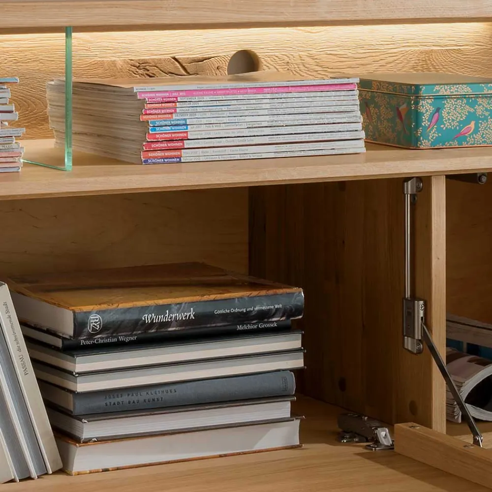 Wohnen Tv & Hifi-Möbel|Tv & Hifi-Möbel*Wildeiche TV Board mit 170 cm Breite - Millena