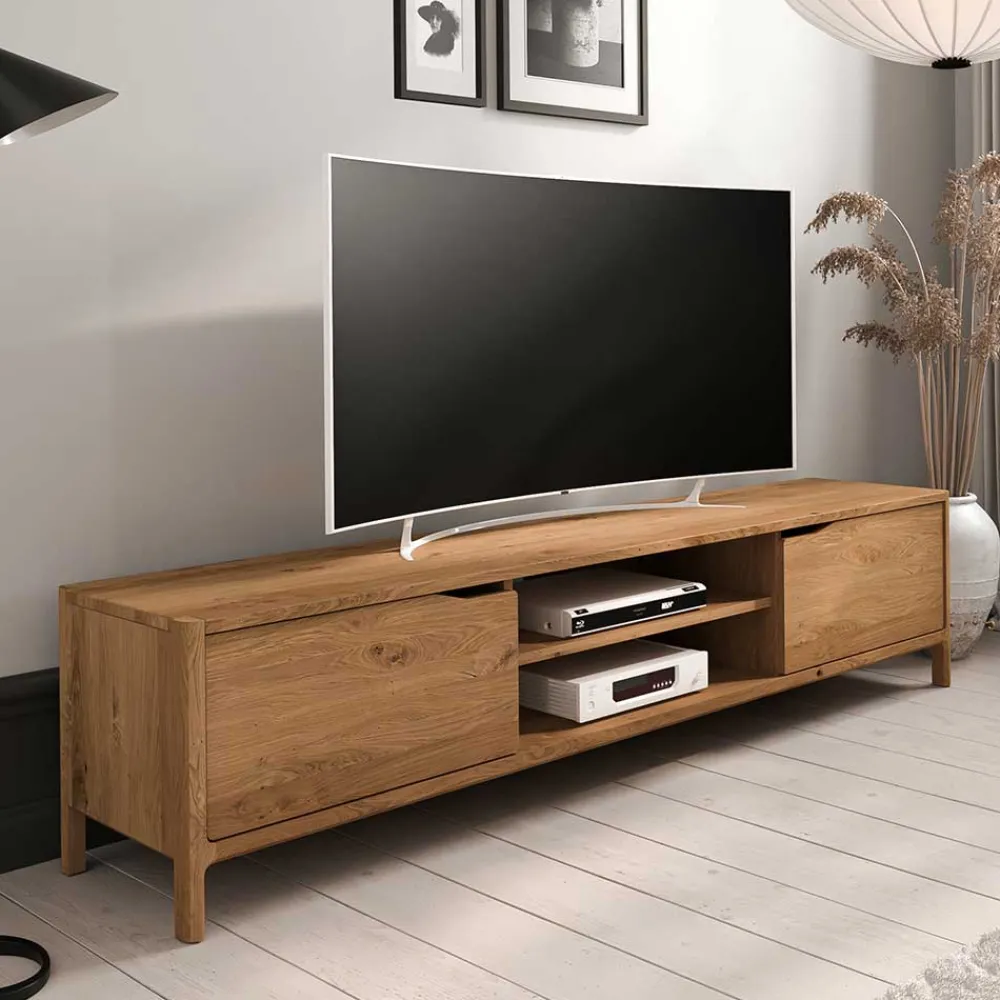 Wohnen Sideboards & Kommoden|Sideboards & Kommoden*Wildeiche TV Lowboard 200 cm breit - Laida