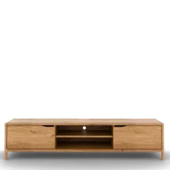 Wohnen Sideboards & Kommoden|Sideboards & Kommoden*Wildeiche TV Lowboard 200 cm breit - Laida