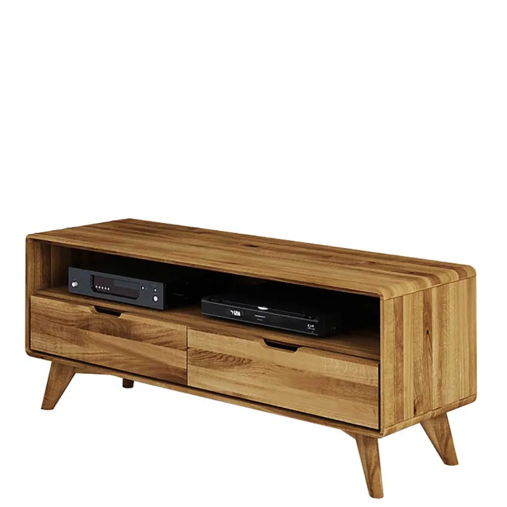 Wohnen Sideboards & Kommoden|Sideboards & Kommoden*Wildeiche TV Unterschrank mit 2 Schubladen - Eavy III