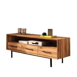 Wohnen Tv & Hifi-Möbel|Tv & Hifi-Möbel*Wildeiche TV Unterschrank mit großem Fach - Kerfa