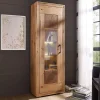Wohnen Wildeiche Vitrine Troncon mit 201 cm Höhe