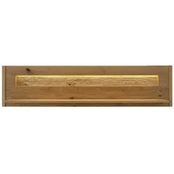 Wohnen Wildeiche Wandboard geölt - 156 cm breit - Obinson