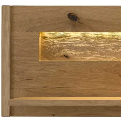 Wohnen Wildeiche Wandboard geölt - 156 cm breit - Obinson