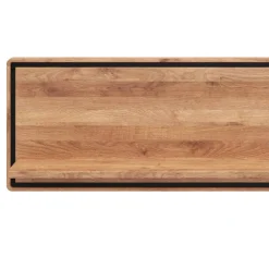 Wohnen Esszimmerregale|Regale*Wildeiche Wandboard mit Hirnholz Applikation - Shipper