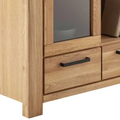 Wohnen Wildeiche Wohnzimmerschrank teilmassiv - Sophia