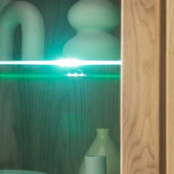 Wohnen Wildeiche Wohnzimmerschrank teilmassiv - Sophia