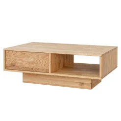 Wohnen Wildeiche Wohnzimmertisch auf Sockelgestell - Cocondar