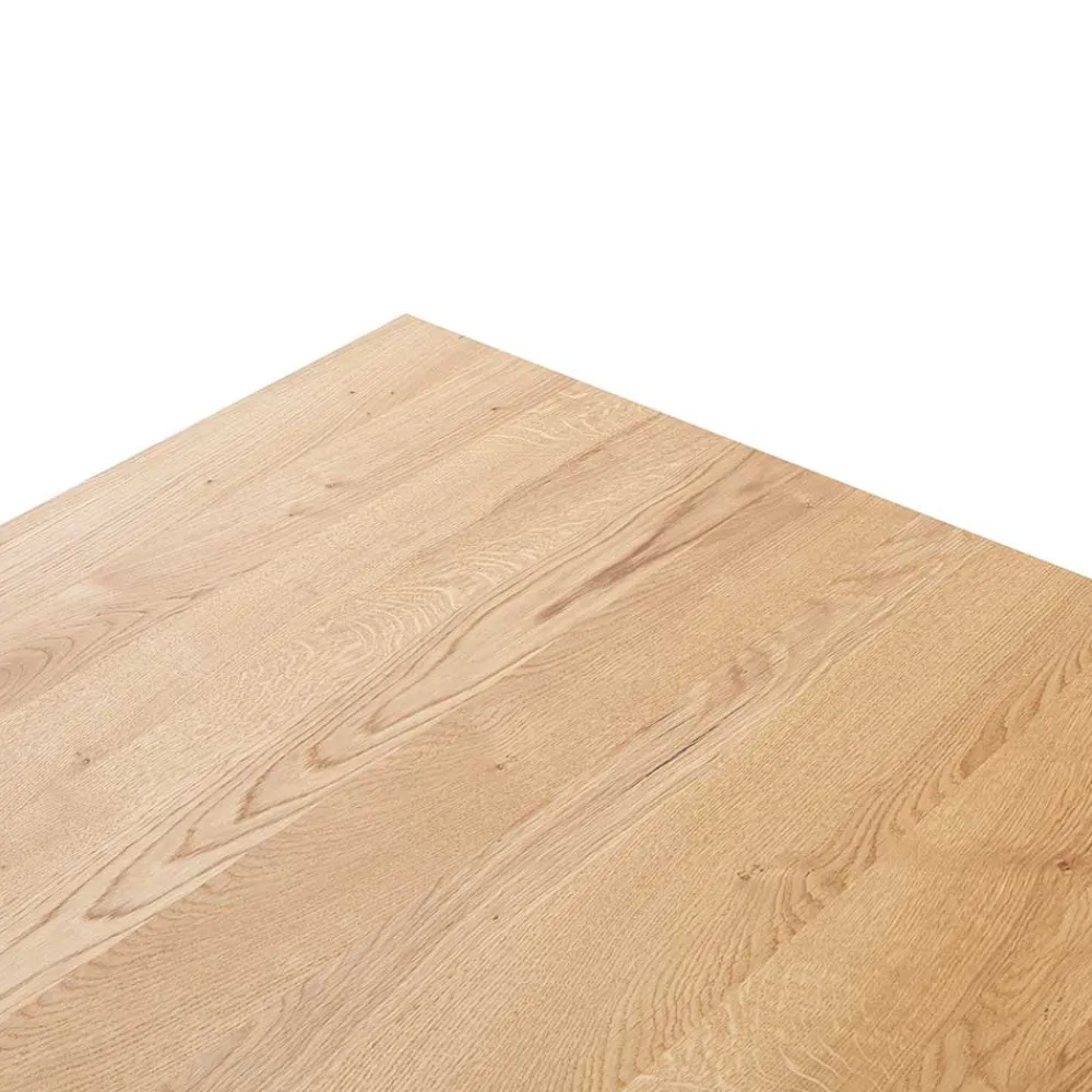 Wohnen Wildeichetisch mit zwei X-Beinen - Soreca