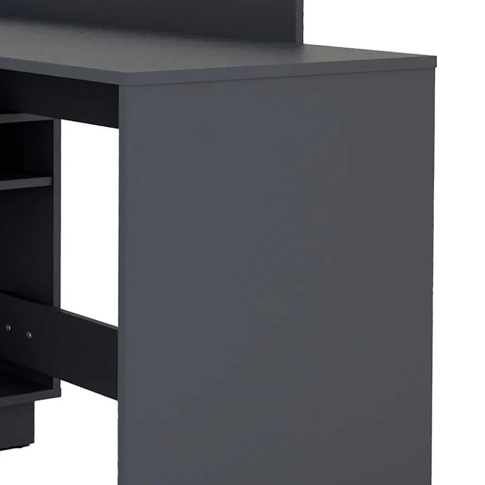 Wohnen Bürotische|Jugendzimmertische*Winkelschreibtisch in Anthrazit - Korfu