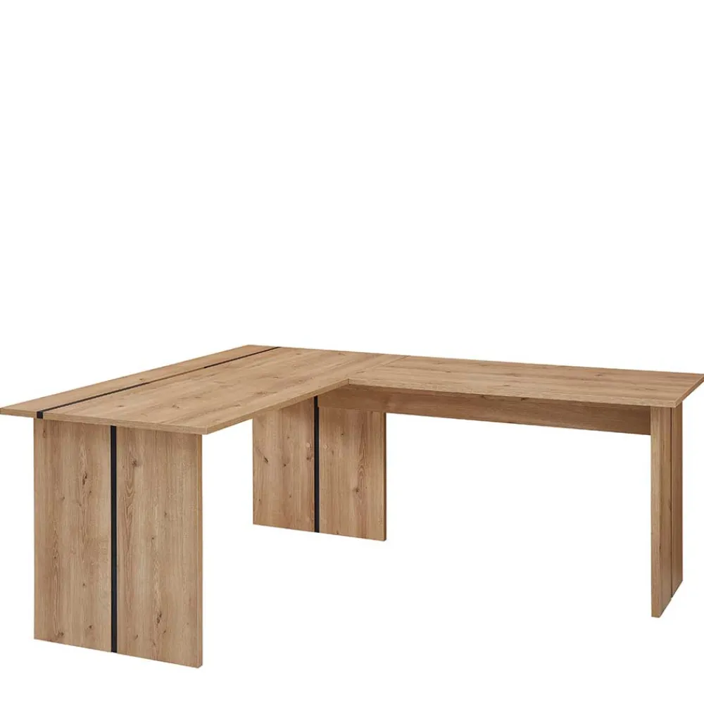 Wohnen Winkelschreibtisch 160x77x235 cm - Emly
