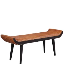 Wohnen Braune Möbel|Bettbänke*Wohnraum Designbank aus echtem Leder - Yagov