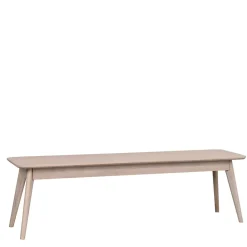 Wohnen Wohnraum Holzbank in White Wash - Navassa