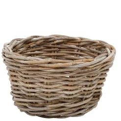 Wohnen Rattanmöbel*Wohnraum Körbe aus Rattan Graubraun - Vodenas (dreiteilig)