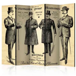 Wohnen Wohnzimmer-Regale|Paravents*Wohnraum Sichtschutz Gentlemen - Bojan