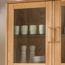 Wohnen Sideboards & Kommoden|Sideboards & Kommoden*Wohnwand Highboard aus Holz - Teano