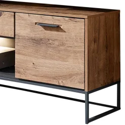 Wohnen Loft Möbel|Industrial Möbel*Wohnwand Möbel im Industrial Style - Xindus (dreiteilig)