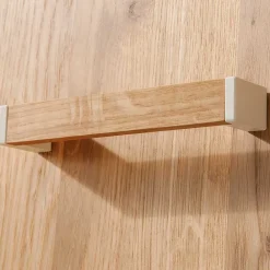 Wohnen Vitrinen|Wohnzimmer-Vitrinen*Wohnwand Vitrine in Eiche Bianco - Dulciana