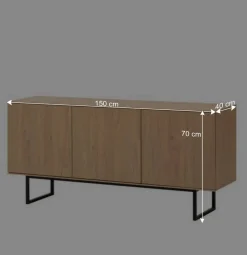 Wohnen Wohnzimmerschränke|Wohnwände*Wohnwandschränke Set - Jaskin (dreiteilig)