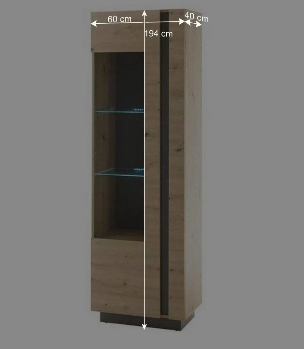 Wohnen Wohnzimmerschränke|Wohnwände*Wohnzimmer Anbauwand 270 cm breit - Lairian (vierteilig)