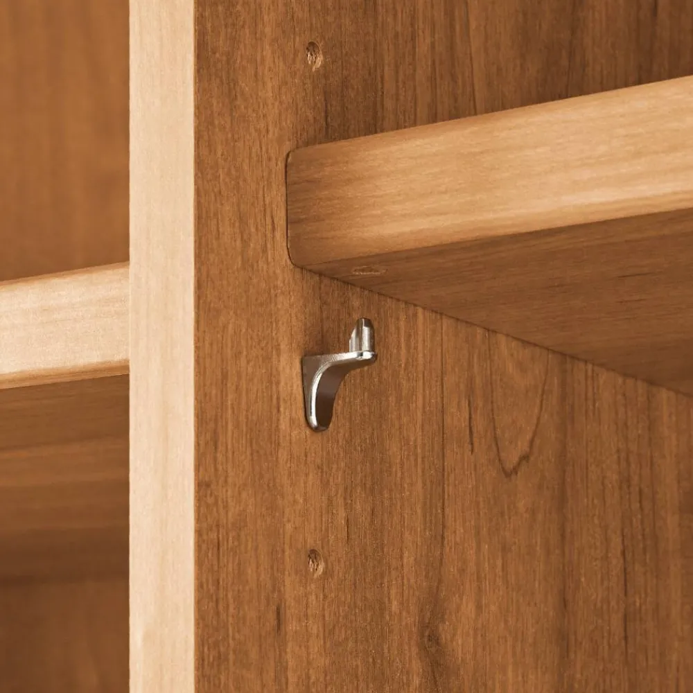 Wohnen Wohnzimmerschränke|Wohnwände*Wohnzimmer Anbauwand in Eiche - Brocus (dreiteilig)