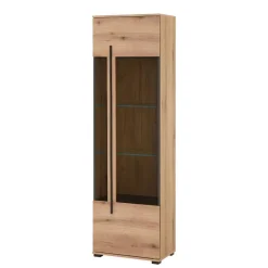 Wohnen Wohnzimmerschränke|Wohnwände*Wohnzimmer Anbauwand in Eiche - Brocus (dreiteilig)