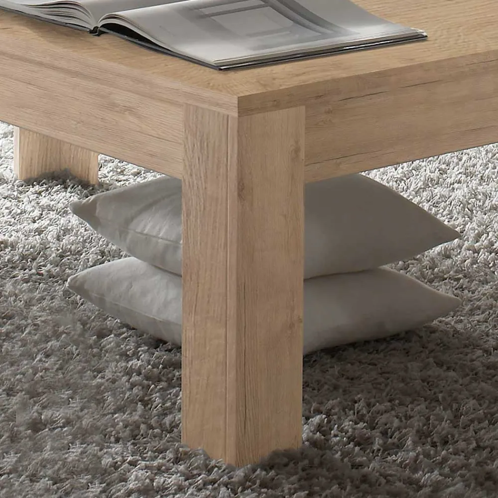 Wohnen Retro Möbel|Tische*Wohnzimmer Couchtisch im Eiche Dekor - Rodonda