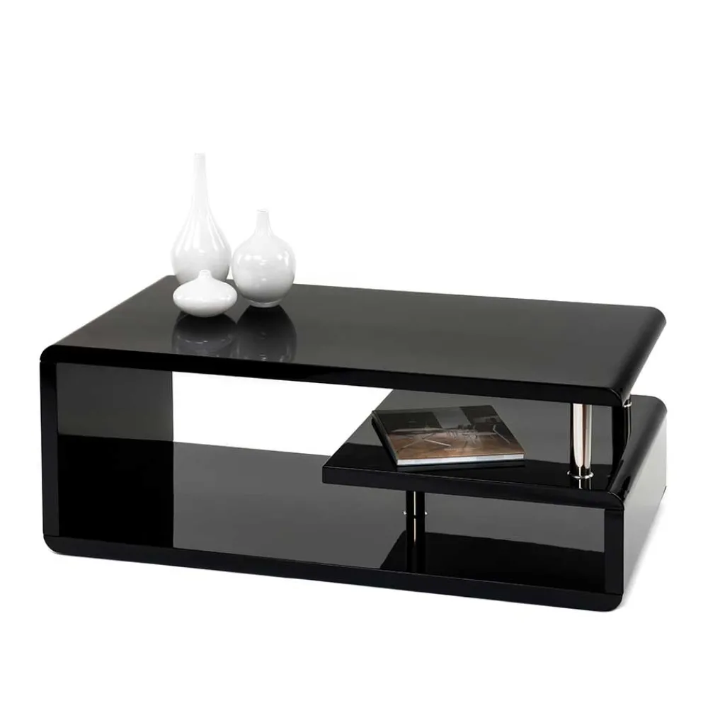 Wohnen Tische|Couchtisch*Wohnzimmer Couchtisch in Schwarz hochglänzend - Jusip