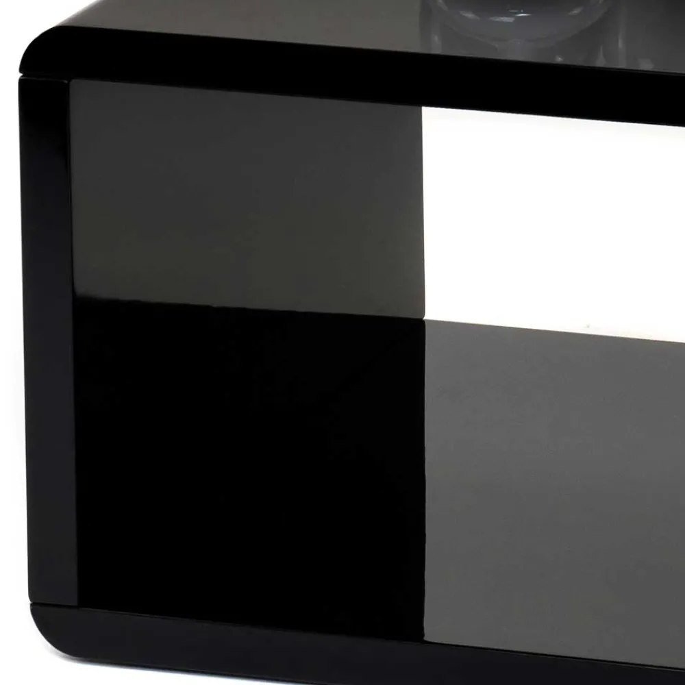 Wohnen Tische|Couchtisch*Wohnzimmer Couchtisch in Schwarz hochglänzend - Jusip