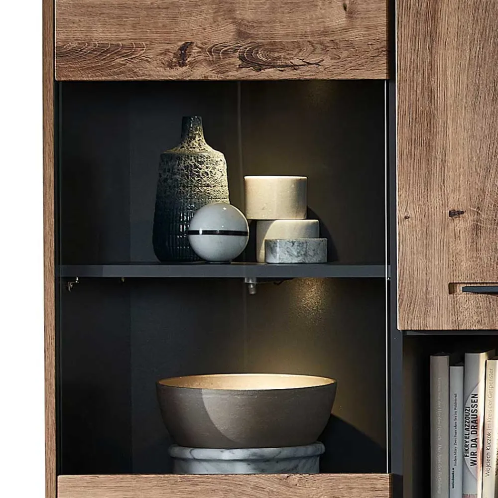 Wohnen Wohnzimmer Design Wohnwand Möbelset - Xindus (vierteilig)